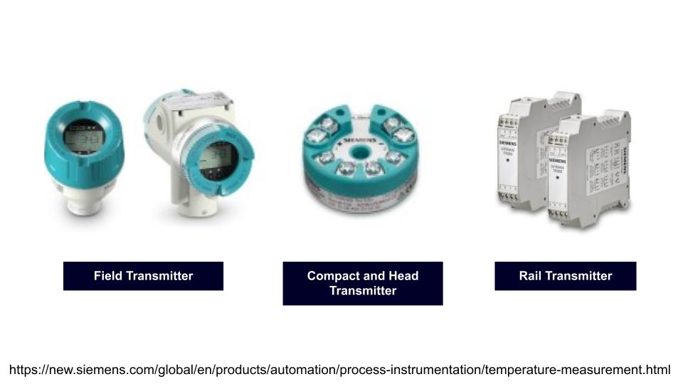 Temperature transmitter รูปแบบการติดตั้งแบบต่างๆ