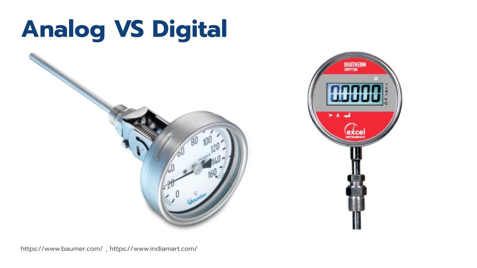 temperature gauge analog vs digital